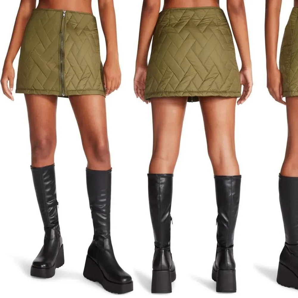 Steve Madden Emerson Quilted Miniskirt - Picture 3 of 3